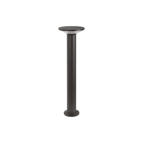 Gea luce ges2330 lampioncino da giardino paletto grande a cilindro antracite led 12w 4000k ip65