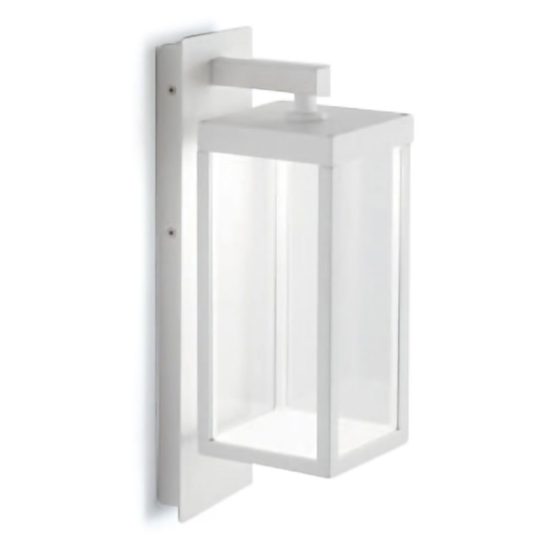 Gea luce ges770 applique da esterno a lanterna bianca led 13w 3000k ip65