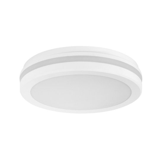 Gea luce gpl340 plafoniera da esterno moderna rotonda bianca led 30w cct 3000-6000k ip65