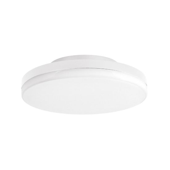 Gea luce gpl360 plafoniera da esterno rotonda bombata bianca led 24w cct 3000-4000k ip65
