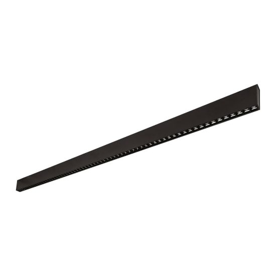 Gea luce gso110c lampadario a barra lineare moderno nero satinato per ufficio led 40w 4000k