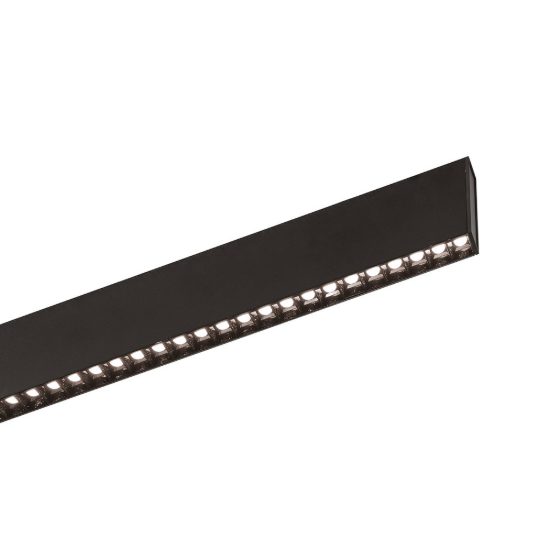 Gea luce gso110c lampadario a barra lineare moderno nero satinato per ufficio led 40w 4000k