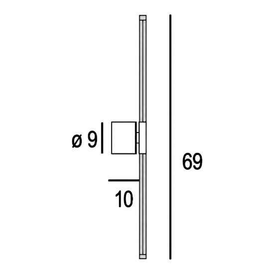 Applique da parete led 12w cct 3000k 6500k orientabile moderna bianca