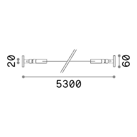 Ideal lux tesi nastro flessibile in acciaio da tendere 20mmx5m per strisce led acciaio