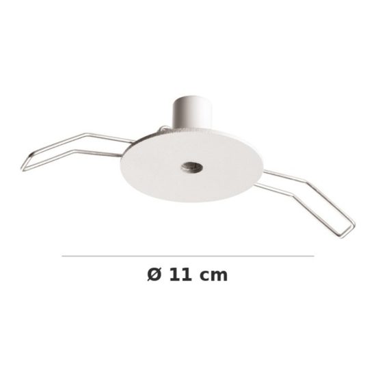 Ideal lux rosone da incasso 11cm bianco