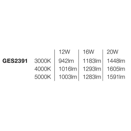 Gea luce ges2360 testapalo da giardino con fascia luminosa marrone led 12-20w cct 3000-5000k ip65