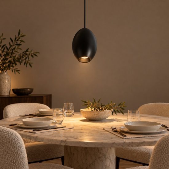 Gea luce gso150 lampada a sospensione per camera da letto moderna oliva nera led 10w 3000k