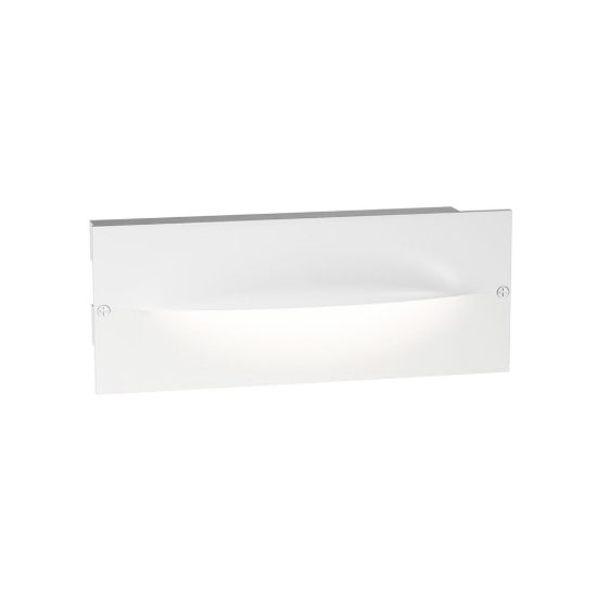 Gea luce ges2000 segnapasso da esterno da incasso rettangolare bianco led 13w 3000k ip65