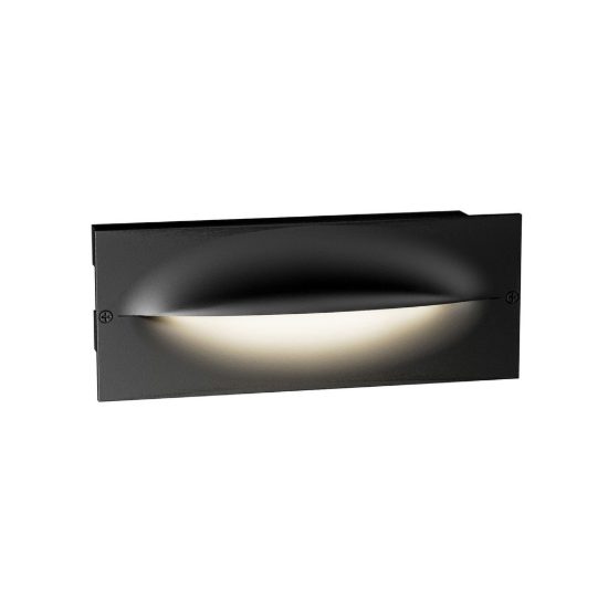 Gea luce ges2000 segnapasso da esterno da incasso rettangolare grigio antracite led 13w 4000k ip65
