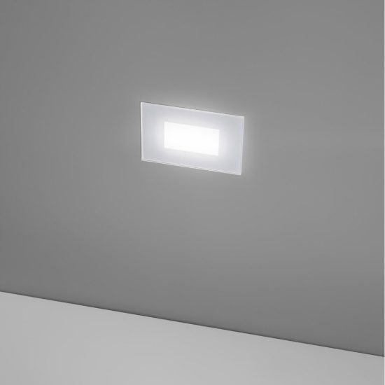 Gea luce ges2040 segnapasso da esterno fascio largo bianco led 4,5w cct 3000k 4000k 6000k ip66