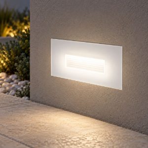 Gea luce ges2040 segnapasso da esterno fascio stretto bianco led 4,5w cct 3000k 4000k 6000k ip66