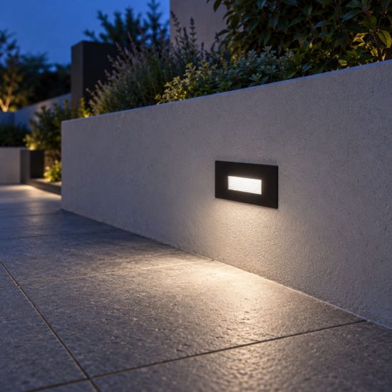 Gea luce ges2040 segnapasso da esterno fascio stretto nero led 4,5w cct 3000k 4000k 6000k ip66