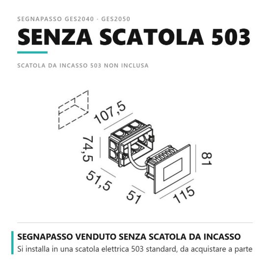 Gea luce ges2040 segnapasso da esterno fascio stretto nero led 4,5w cct 3000k 4000k 6000k ip66
