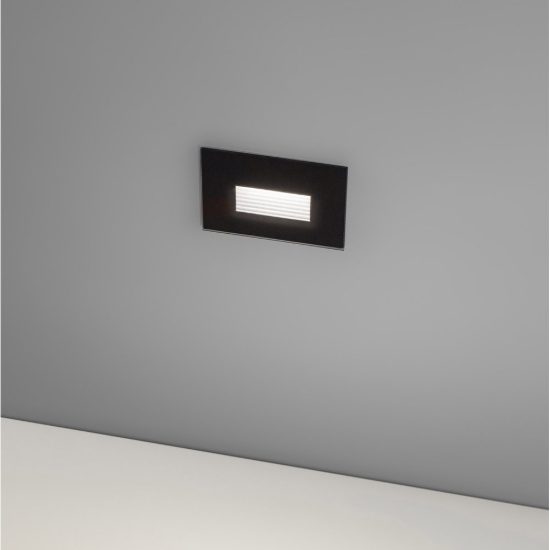 Gea luce ges2040 segnapasso da esterno fascio stretto nero led 4,5w cct 3000k 4000k 6000k ip66