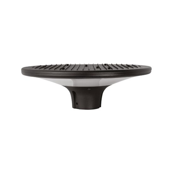 Gea luce ges2250 testapalo da giardino rotondo nero led 80w 4000k ip65