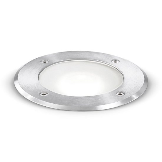 Gea luce ges272 faretto da incasso calpestabile da esterno orientabile rotondo acciaio ip67
