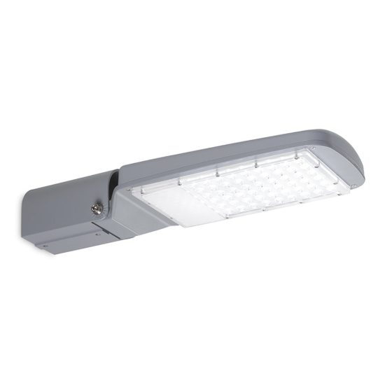 Gea luce ges580 armatura stradale da esterno grigia led 50w 4000k ip65