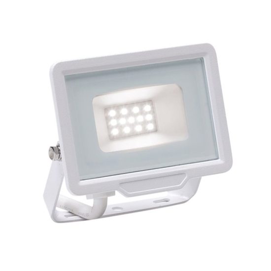 Gea luce ratri proiettore da esterno rettangolare bianco led 10w 3000k ip65
