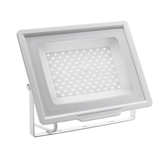 Gea luce ratri proiettore da esterno rettangolare bianco led 100w 4000k ip65