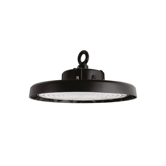 Gea luce gli020 lampadario a sospensione industriale da esterno medio nero led 150w 4000k ip65