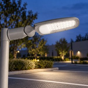 Gea luce ges2350 armatura stradale da esterno grigia led 50w 4000k ip65