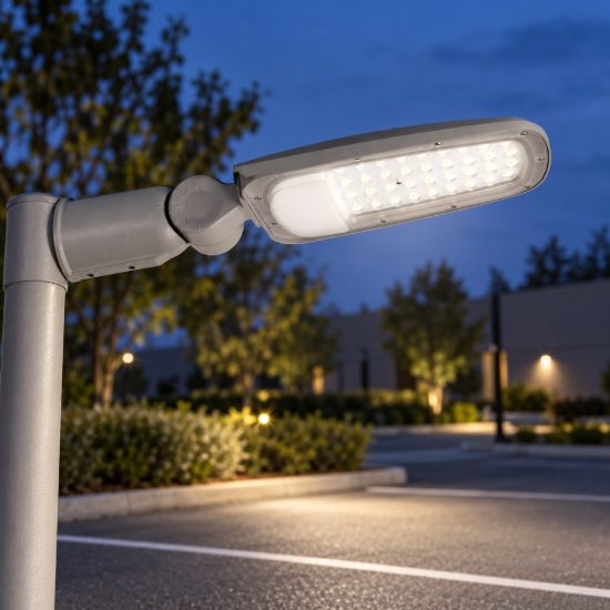 Gea luce ges2350 armatura stradale da esterno grigia led 50w 4000k ip65