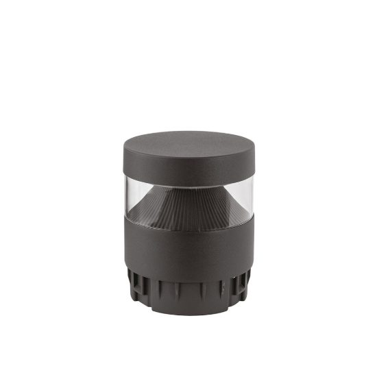 Gea luce ges2360 testapalo da giardino con copertura antracite led 12-20w cct 3000-5000k ip65