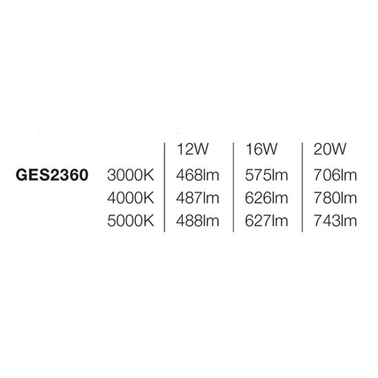 Gea luce ges2360 testapalo da giardino con copertura antracite led 12-20w cct 3000-5000k ip65