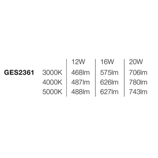 Gea luce ges2360 testapalo da giardino con copertura marrone led 12-20w cct 3000-5000k ip65