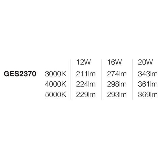 Gea luce ges2360 testapalo da giardino con feritoie antracite led 12-20w cct 3000-5000k ip65