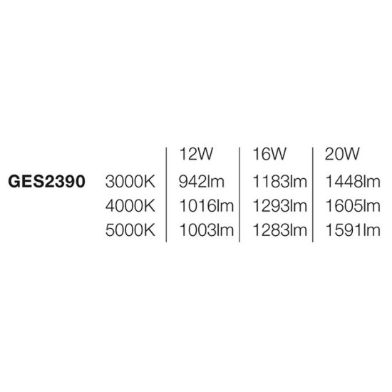 Gea luce ges2360 testapalo da giardino con fascia luminosa antracite led 12-20w cct 3000-5000k ip65