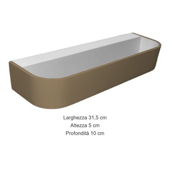 Applique moderna da parete sabbia bagnata led 20w cct 3000k 4000k dimmerabile