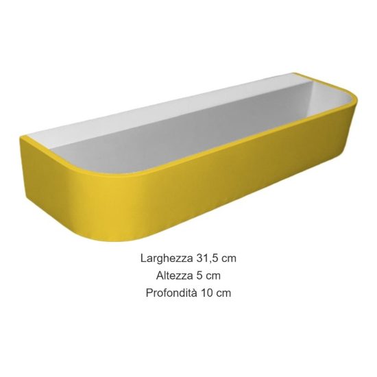 Applique per soggiorno led 20w cct 3000k 4000k dimmerabile moderna da parete giallo girasole