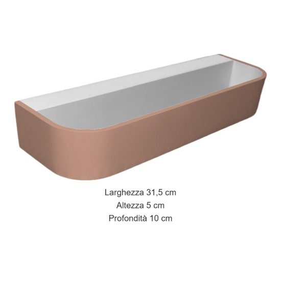 Applique da parete moderna pesca led 20w cct 3000k 4000k dimmerabile 32cm