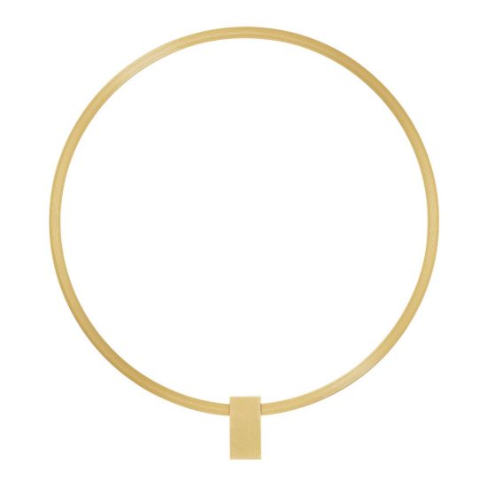 Applique da parete ad anello led 21w cct 2700k 3000k 4000k dimmerabile per soggiorno oro ottone