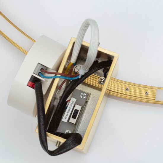 Applique da parete ad anello led 21w cct 2700k 3000k 4000k dimmerabile per soggiorno oro ottone