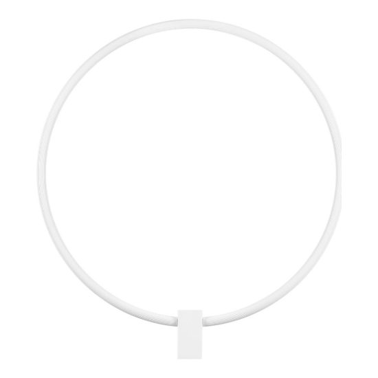 Applique da parete ad anello led 21w cct 2700k 3000k 4000k dimmerabile per soggiorno bianca