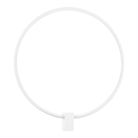 Applique da parete ad anello led 21w cct 2700k 3000k 4000k dimmerabile per soggiorno bianca