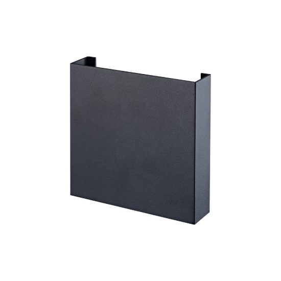 Applique da esterno nera led 5w 3000k ip65 moderna
