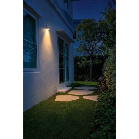 Applique da esterno ip65 led 5w 3000k moderna bianca