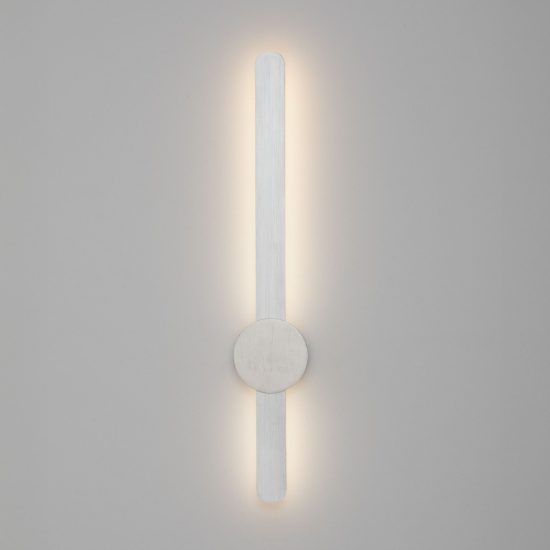 Applique da parete led 11w cct 2700k 3000k 4000k per soggiorno moderna nichel