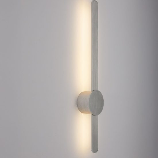 Applique da parete led 11w cct 2700k 3000k 4000k per soggiorno moderna nichel