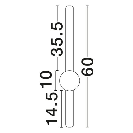 Applique da parete led 11w cct 2700k 3000k 4000k per soggiorno moderna nichel