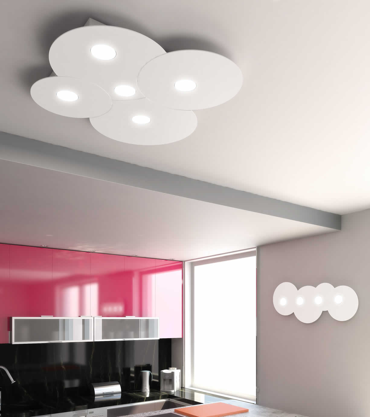 plafoniere led per soggiorni