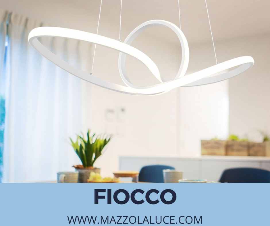 FIOCCO LAMPADARIO MODERNO 2022