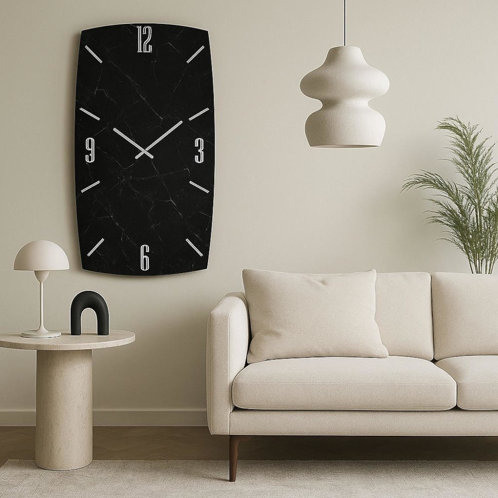 Orologio da parete ovale o rettangolare dal design elegante