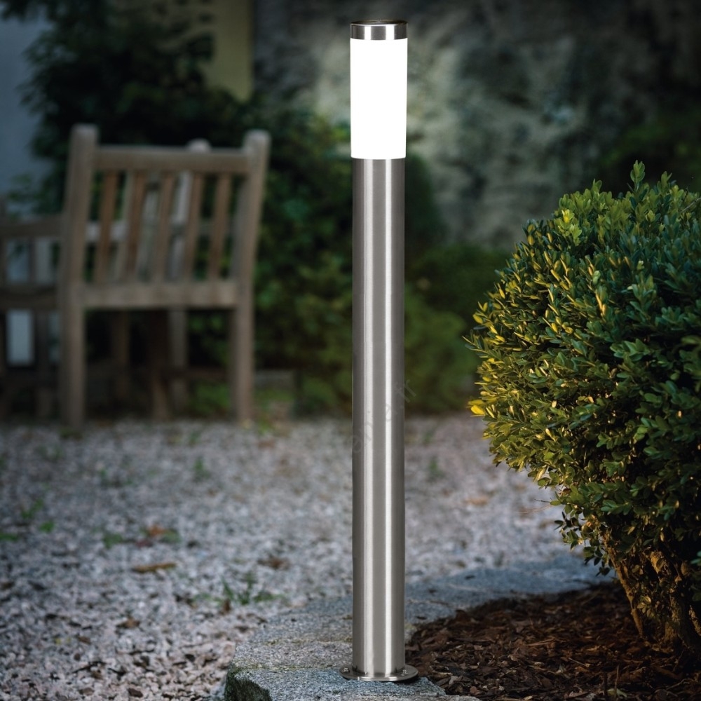 Lampione da giardino in stile moderno in metallo verniciato a polvere