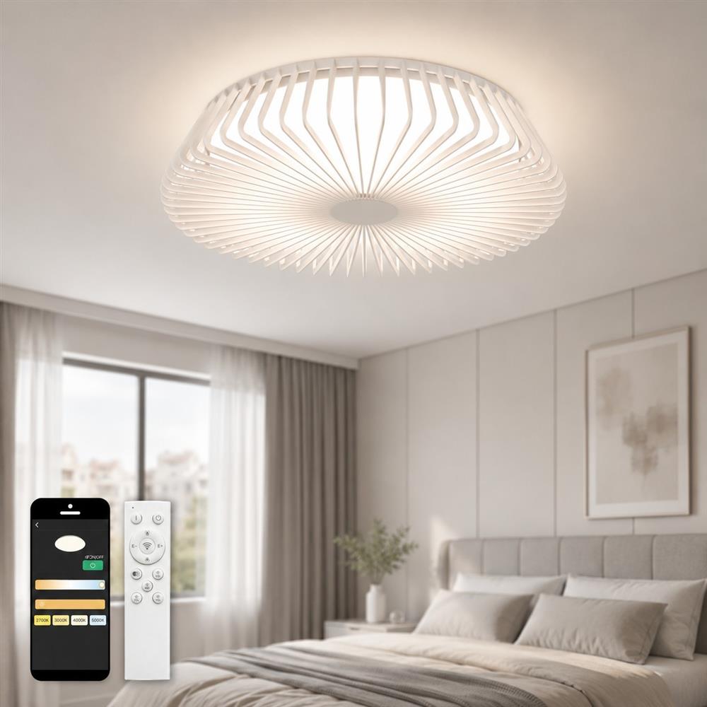 Plafoniera LED dimmerabile con telecomando per camera da letto