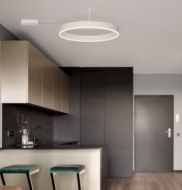Plafoniera Mysia di Sforzin Illuminazione per cucina moderna