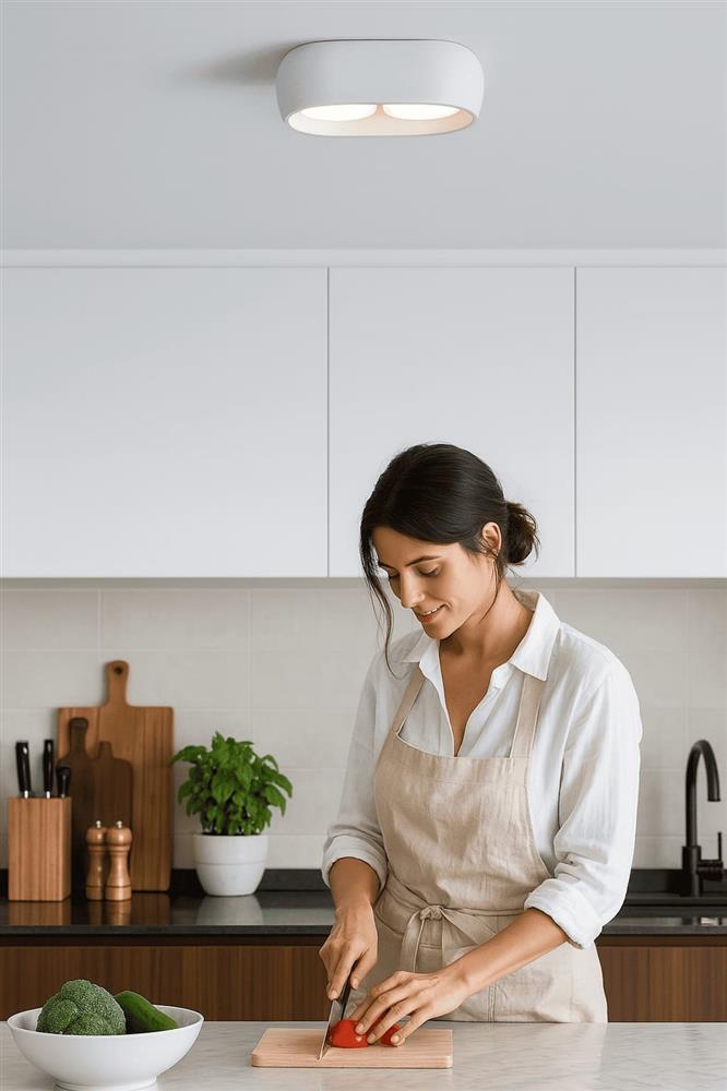 Plafoniera Mysia di Sforzin Illuminazione per cucina moderna
